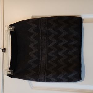 Black and grey sweater skirt